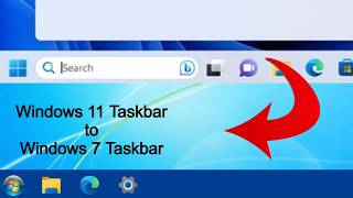 Convert your Windows 11 Taskbar to Windows 7 Taskbar! (2026)