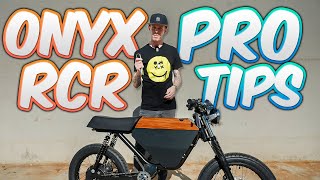 Got an ONYX RCR? WATCH THIS VIDEO FIRST! Pro Tips