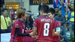 [THA-KOR] 30th King&#39;s Cup Sepaktakraw Women&#39;s Team B Set1