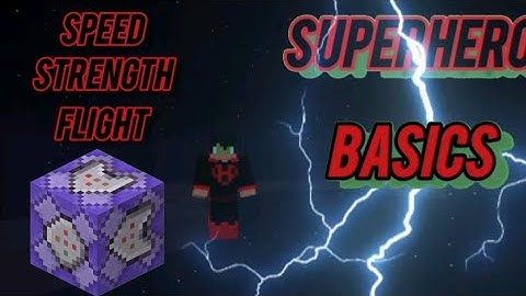 How to Become a Superhero in Minecraft with Commands