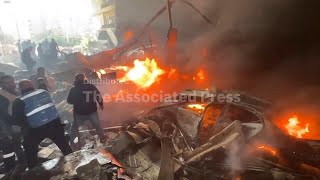 Emergency Workers Search For Survivors In Beirut After Devastating Israeli Air Strikes