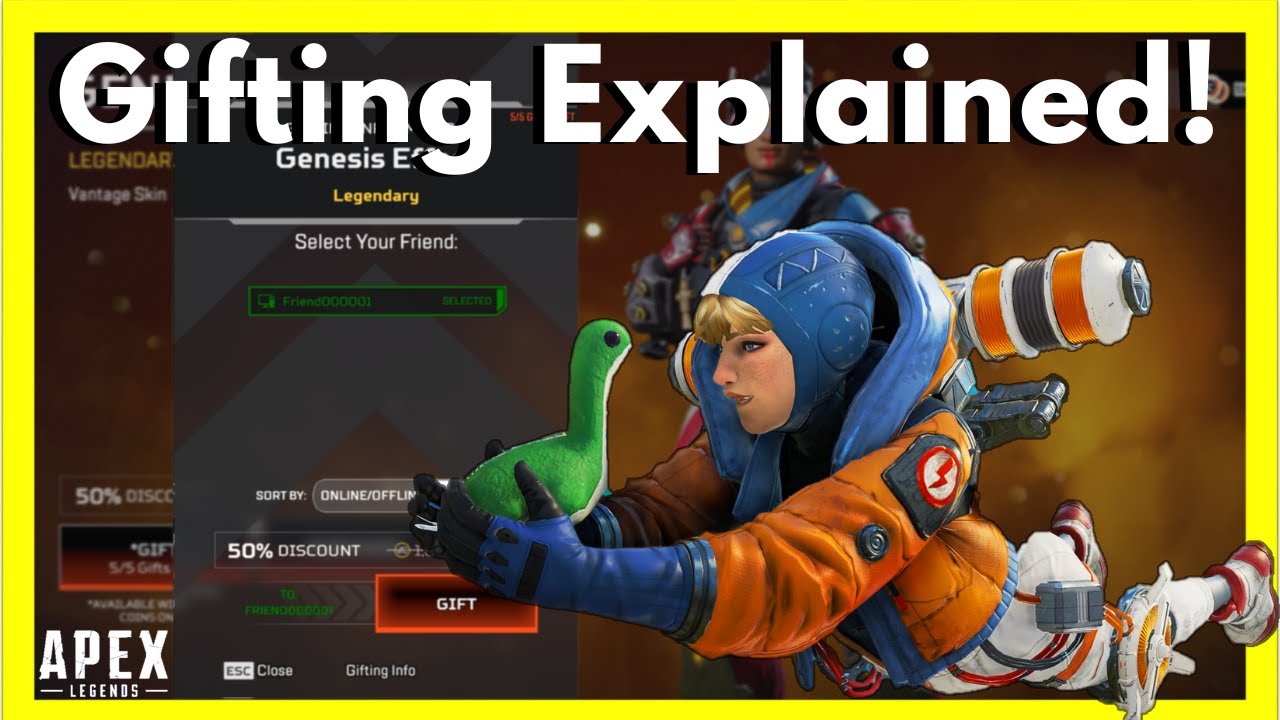 How to gift items in apex legends season 15 youtube