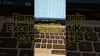 Remove Filter in Excel shortcut Key 🔐 CTRL+Shift+L #excel #techtal #exceltips #exceltricks #tech