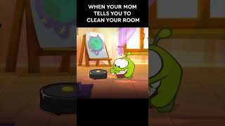 Om Nom And His New Vacuum Cleaner