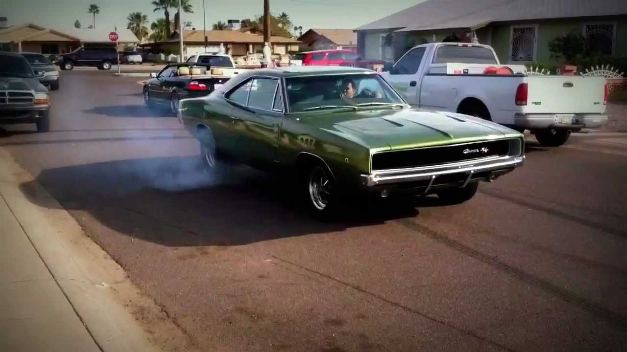 Dodge charger burnout