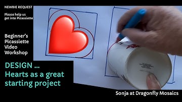 HART-sjabloon voor het Picassiette-project voor beginners