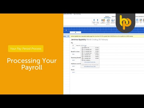 How to Process your Payroll in BrightPay | Your Pay Period Process