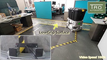 MECANUM AGV DEMO Magnetic Guide - INDUSTRIAL AUTOMATION AGV  ROBOT COBOT AUTOMAZIONE  INDUSTRIALE