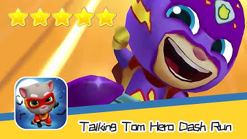Talking Tom Hero Dash Run Day227 Walkthrough Endless runner Save the world Recommend index five star