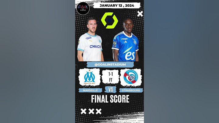 Marseille 1-1 Strasbourg highlights today Goal In Stadium #football #highlights #shorts #viral #live