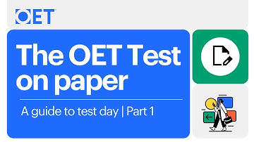 OET Test on Paper | Test Day Guide - Part One