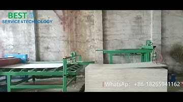 plywood glue spreader machine with automatic feeding board machine and auto board stacker machine