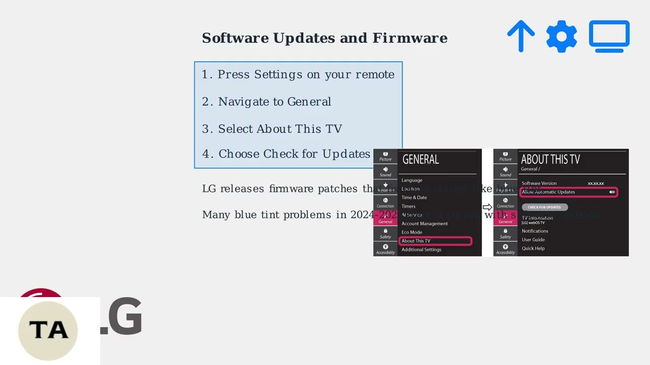 Как устранить синий оттенок на экране телевизора LG — диагностика цветопередачи, изображения и па...