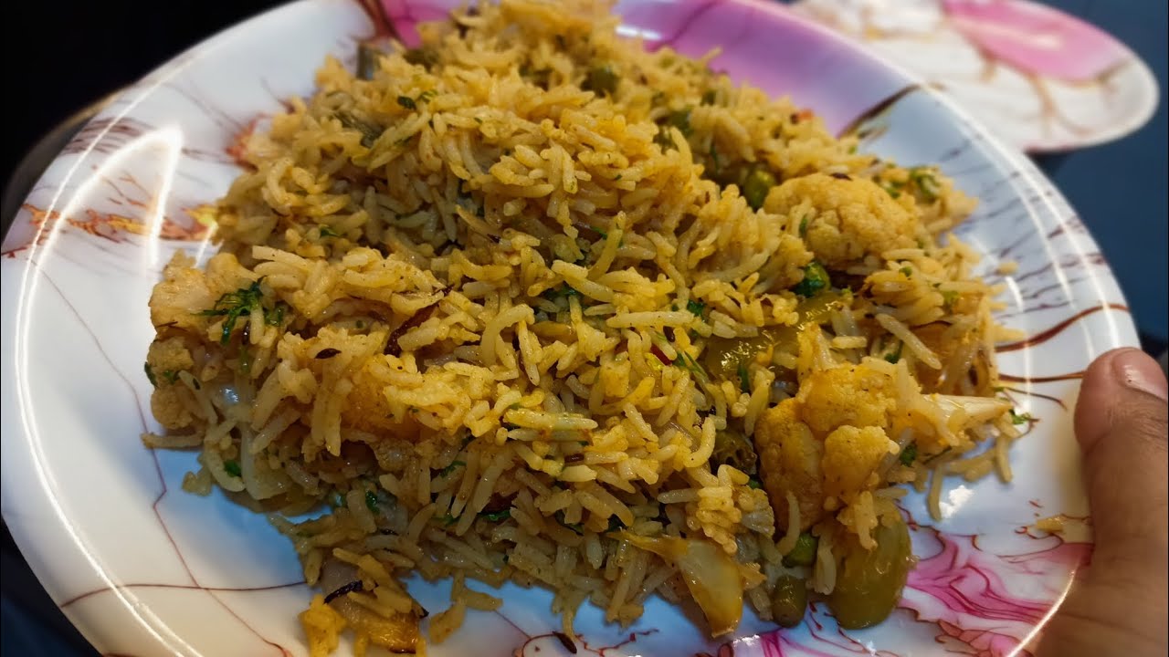 #Veg biryani in kahadi 🍲