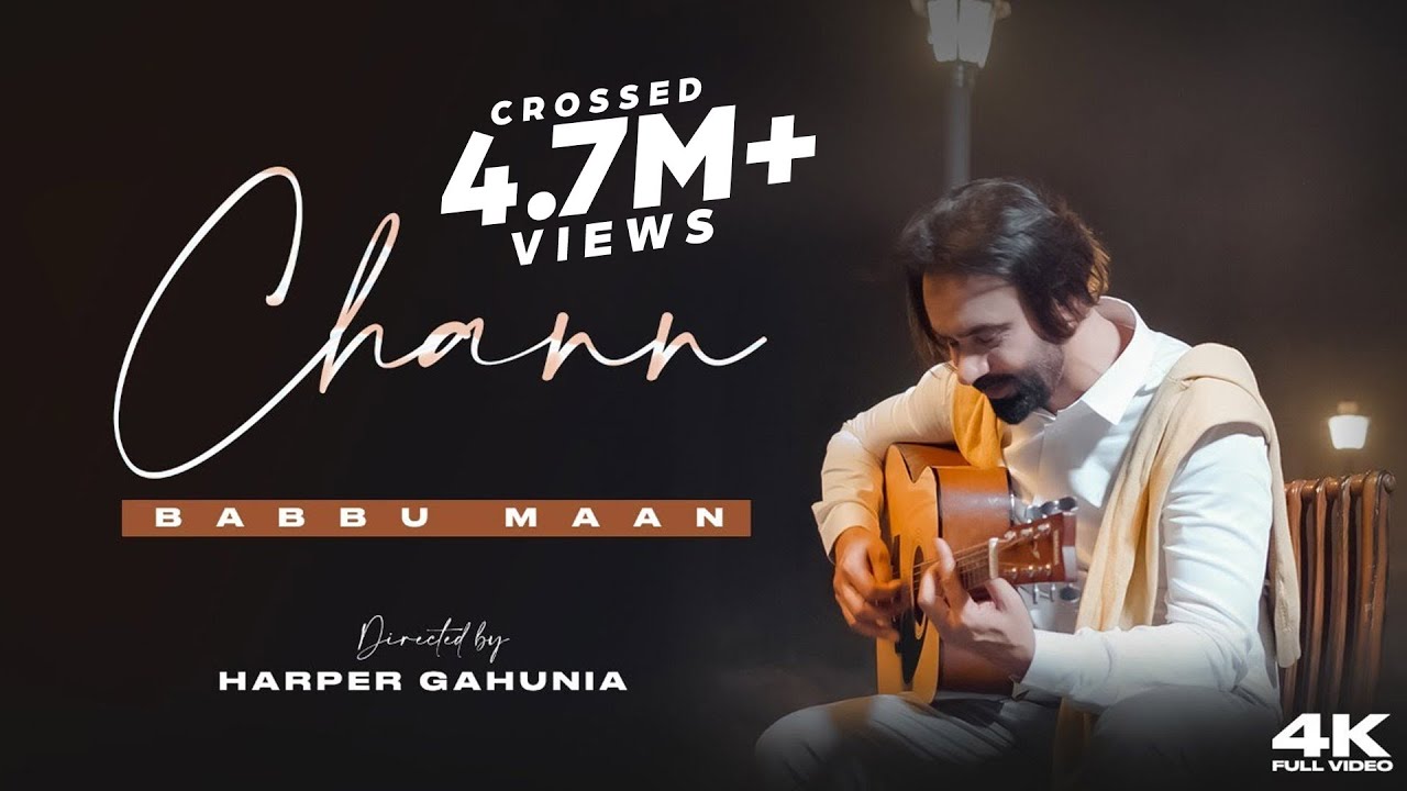 Babbu Maan : Chann (Official Music Video) Adab Punjabi | Latest Punjabi Songs 2022