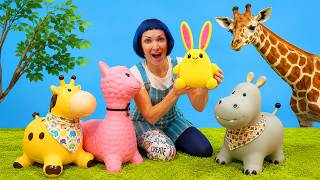 Маша Капуки Кануки и Дориан 🐾 Учим животных с игрушками