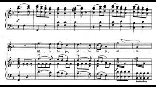 Exsultate jubilate (W.A. Mozart) Score Animation