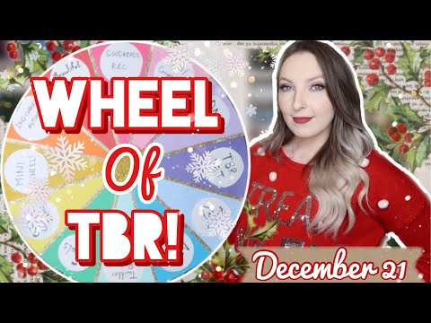 Wheel of TBR! ✨ The wheel is back and providing an ambitious TBR for December 2021 ✨ ❄️