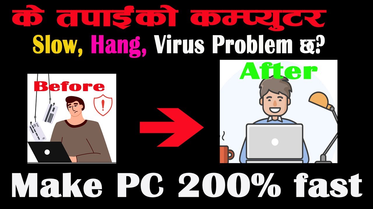 के तपाईंको कम्प्युटर Slow, Hang, Virus Problem छ? Computer Speed Up 200 ...