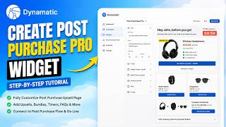 How to Create Post Purchase Pro Widget in Dynamatic | Shopify App/Dynamatic App Post Purchase Upsell