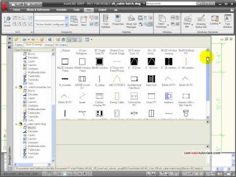 AutoCAD Tutorial -  Understanding Blocks and Symbols