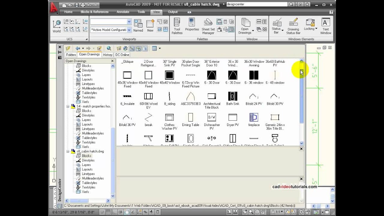 AutoCAD Tutorial Understanding Blocks and Symbols YouTube