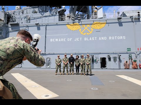 NavyJAGCorps #JAGCorps #navy Two new Judge Advocates tour the USS Tripoli and share their thoughts on the ship.