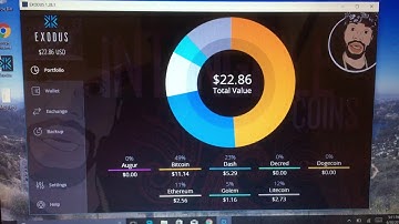 Exodus wallet / Genesis mining/ Bitconnect