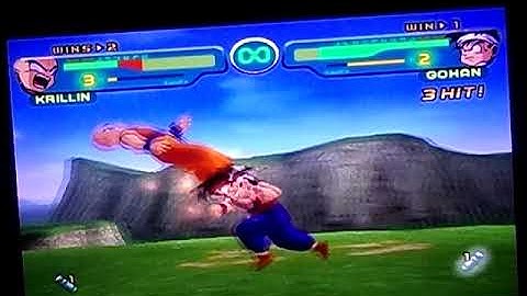 Dragon Ball Z Budokai(Gamecube)-Krillin vs Kid Gohan II