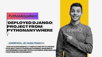 Deploy a Django web app to Python Anywhere in 5 Mins [FREE]