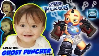 SHAWN'S A CARTOON BABY BOSS GHOST PUNCHING WRESTLER 3D PRINTED TOY!?! (SKYLANDERS IMAGINATORS App)