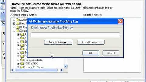Crystal Reports Tutorial Exchange Message Tracking Logs Business Objects Training Lesson 2.8