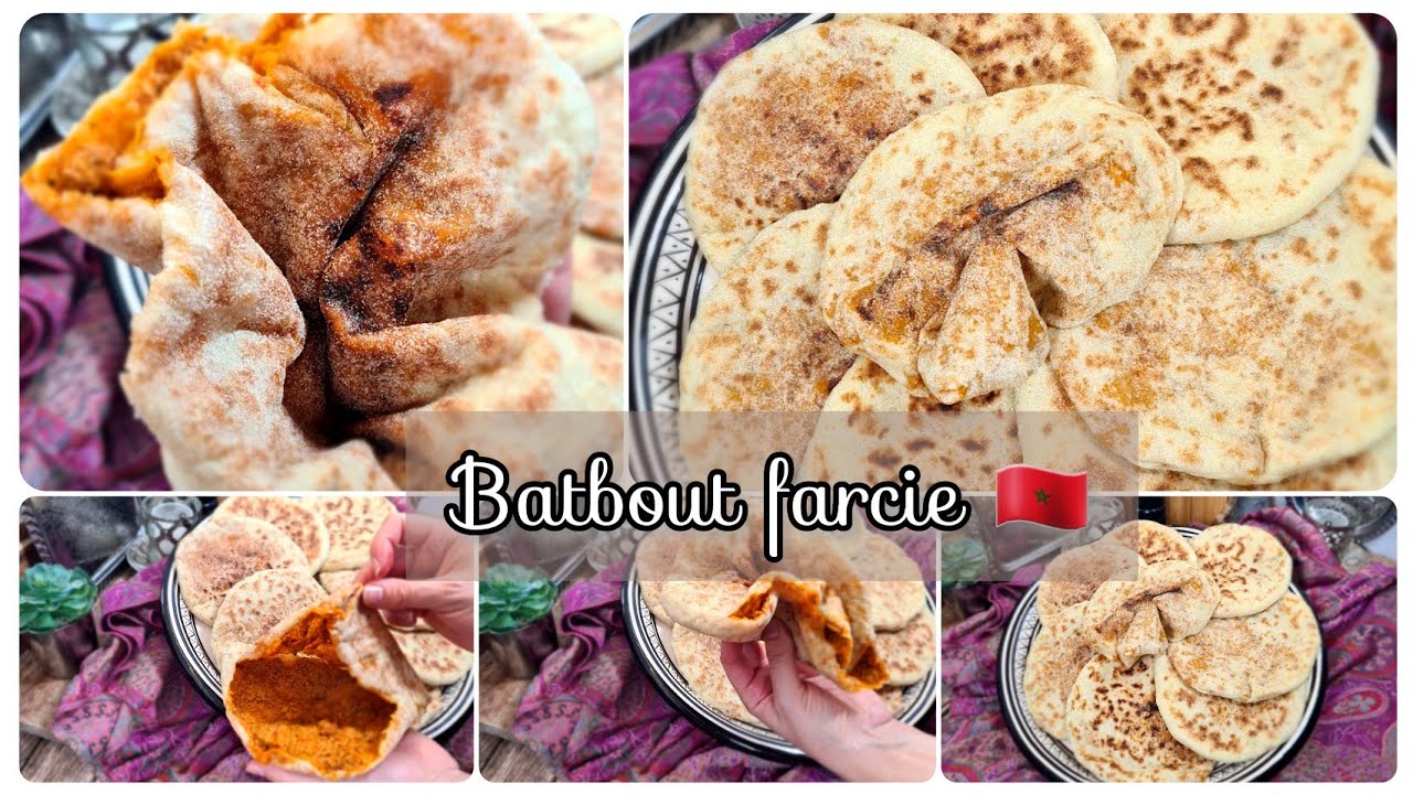 Batbout 🇲🇦farcie: recette pour débutante : de A à Z 👌
