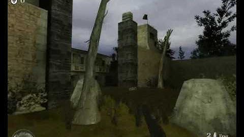 CoD2 map. My Call Of Duty 2 map mp_river (CoD2 Radiant)