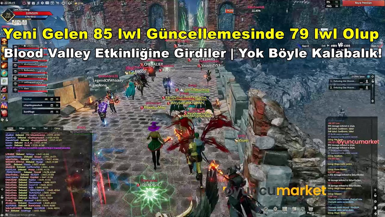 Timurleng - 79 lwl Mage İle Blood Valley Etkinliğine Giriyorlar | Yok ...