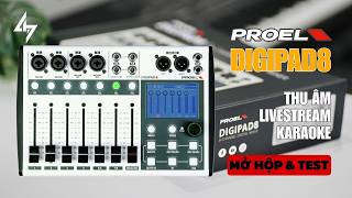 Unboxing & Testing the German-Made PROEL DIGIPAD8 Mixer/Soundcard with Many of the Latest Modern ...
