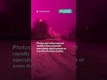 Pink sky lights up Birmingham during winter storm