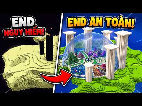 Tôi Đã Biến Chiều Không Gian Tử Thần The End Thành Căn Cứ An Toàn 100% Trong Minecraft! 🌌🛡️