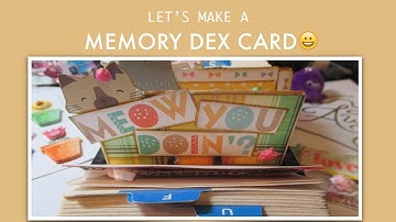 How to make a MEMORY DEX card from a Rolodex card/Process Video and Share/Echo Park FARMHOUSE MARKET