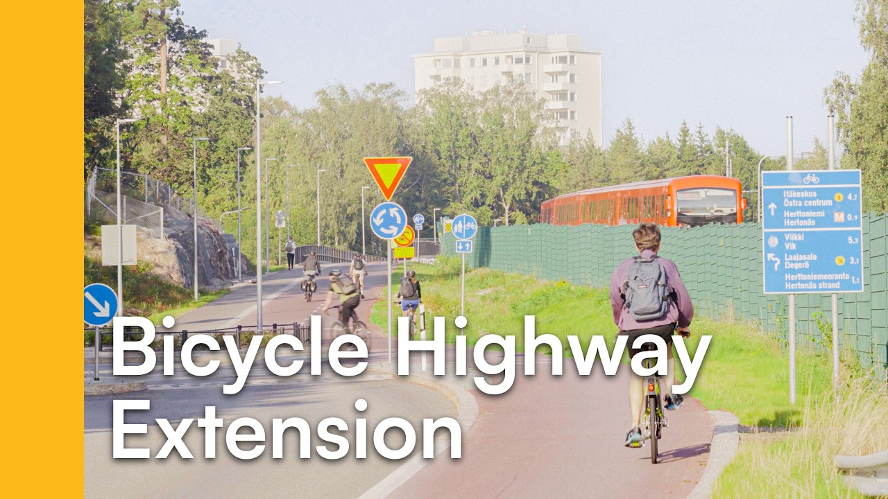 New Section of Eastern Baana Route Open || Here in Helsinki