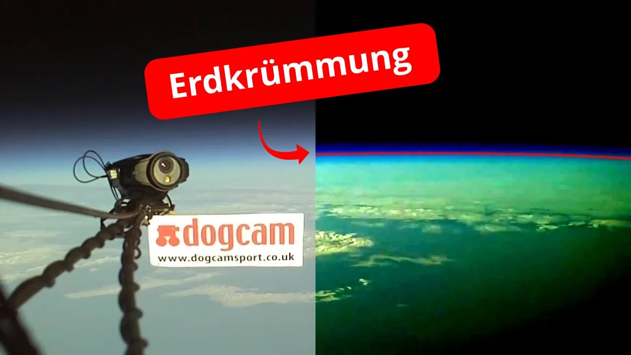 Flacherdler in Panik: Erdkrümmung entdeckt (keine NASA)! Dogcam Strato-Ballon-Flug analysiert