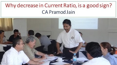 Why decrease in Current Ratio, is a good sign? I CA Pramod Jain