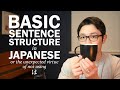 Basic sentence structure in japanese