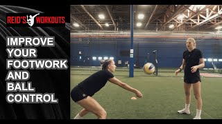 5 Volleyball Drills with 2 Players and No Net! Foot Work and Ball Control
