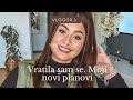 Vratila sam se razlozi zasto me nije bilo i moji novi planovi 