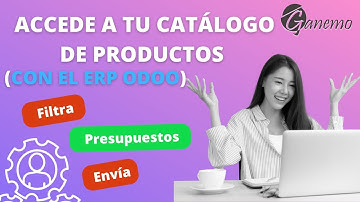 😉ACCEDE a tu CATÁLOGO de Productos en Odoo|📝Añade, Filtra y Envía el Presupuesto de Venta🌟📊