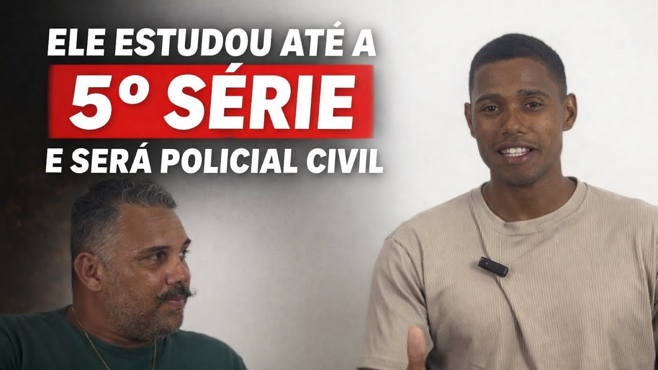 Eu vou ajudar ele a se tornar policial 