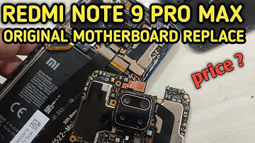 Redmi Note 9 pro Max Original motherboard replace price | Redmi Note 9 pro Max 100% dead solution