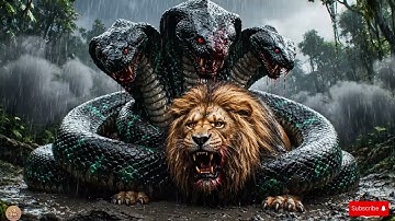 Brave Heroes Rescue a Mother Mountain Lion From a Giant Python Attack!