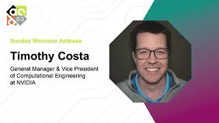 63 DAC Welcome Address | Timothy Costa, GM and VP of Computational Engineering at NVIDIA